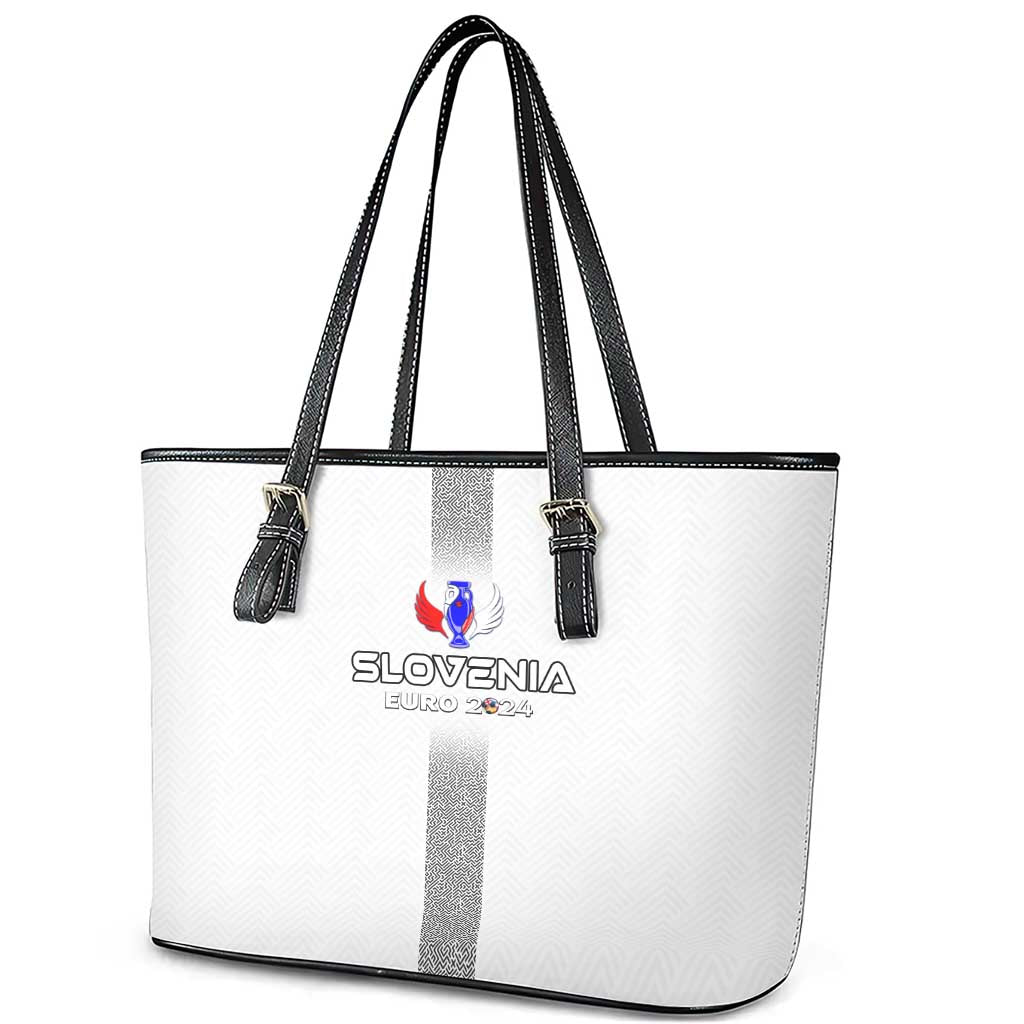 Slovenia Football 2024 Leather Tote Bag Trophy Wing Style DT02