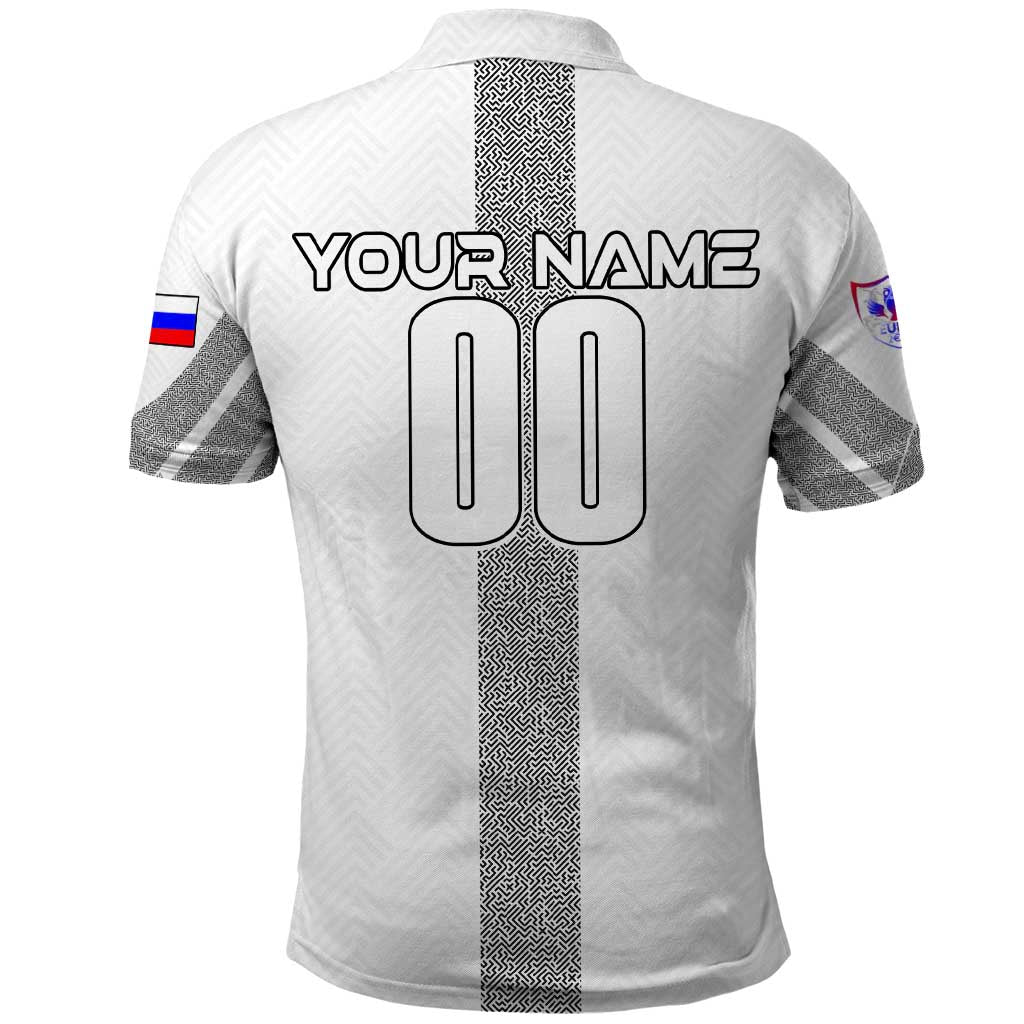 Personalized Slovenia Football 2024 Polo Shirt Trophy Wing Style DT02