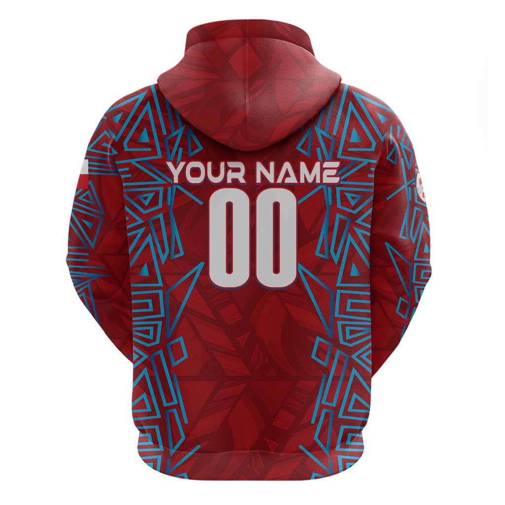 Personalized Czech Republic Football 2024 Hoodie Trophy Wing Style DT02