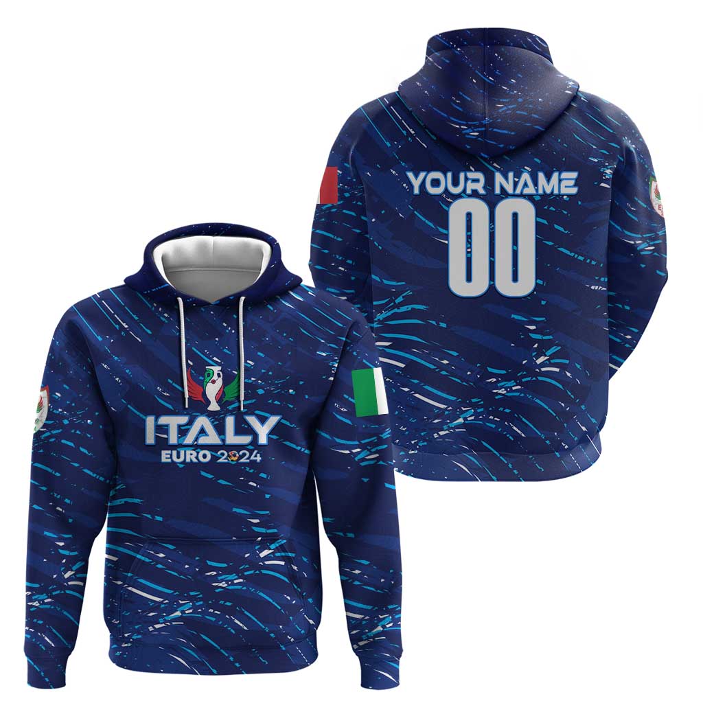 Personalized Italy Football 2024 Hoodie Trophy Wing Style DT02