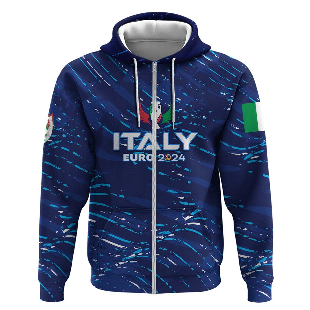 Personalized Italy Football 2024 Hoodie Trophy Wing Style DT02