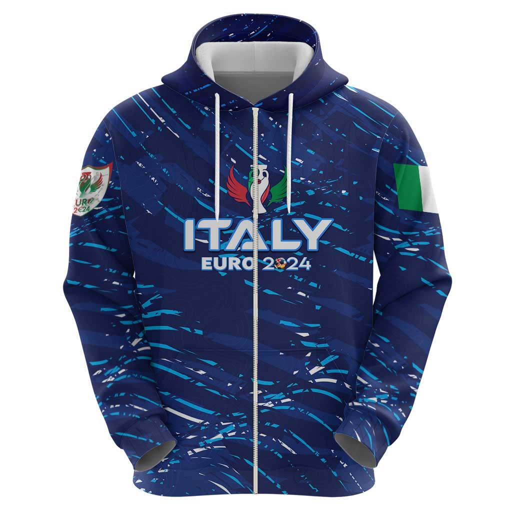 Personalized Italy Football 2024 Hoodie Trophy Wing Style DT02