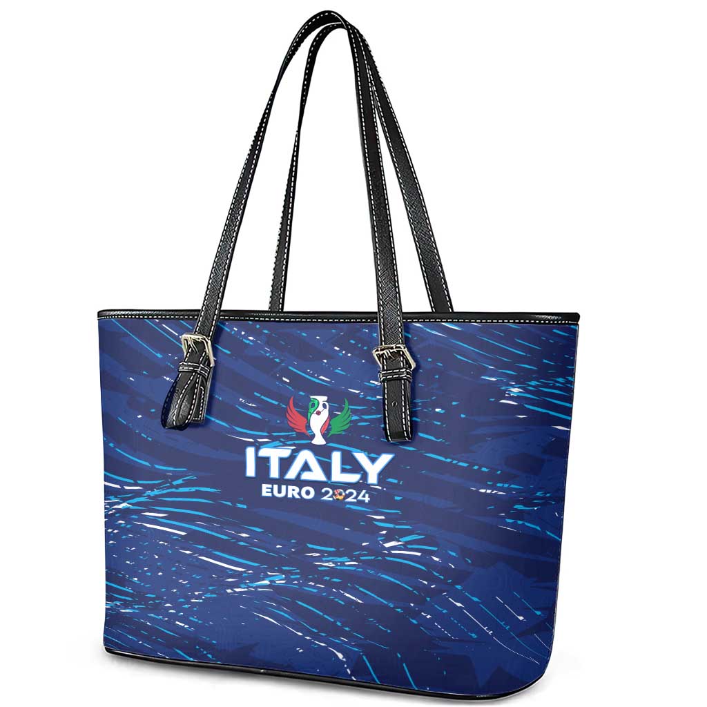 Italy Football 2024 Leather Tote Bag Trophy Wing Style DT02
