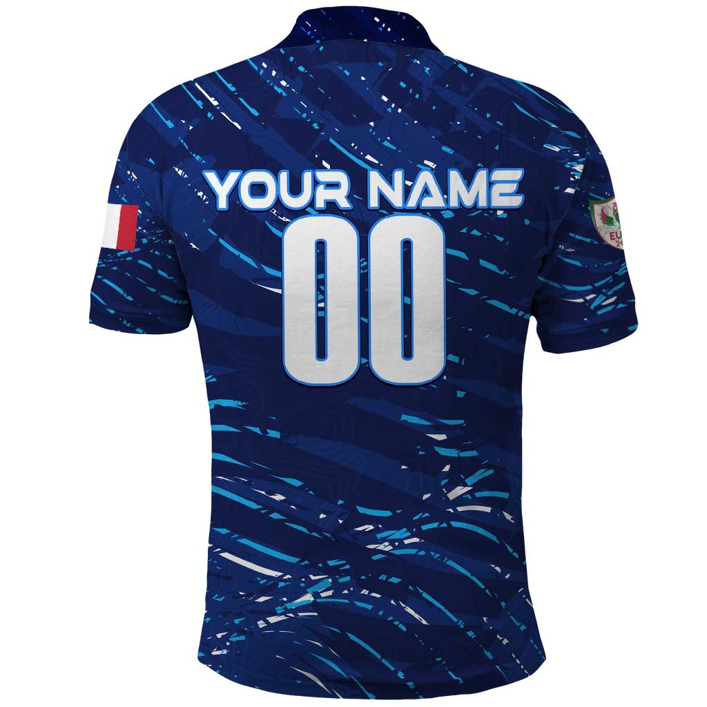 Personalized Italy Football 2024 Polo Shirt Trophy Wing Style DT02