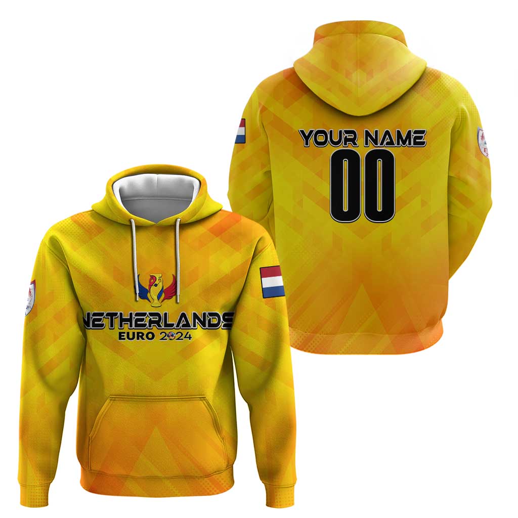 Personalized Netherlands Football 2024 Hoodie Trophy Wing Style DT02