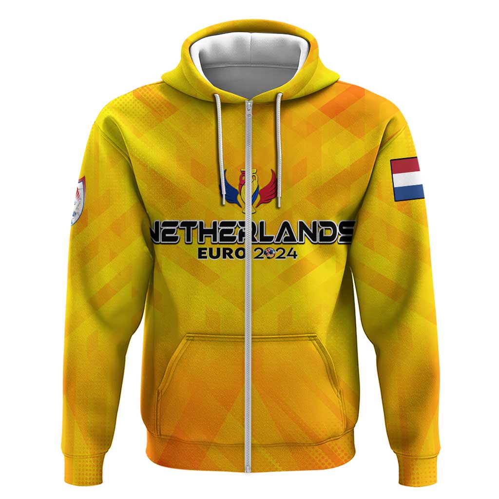 Personalized Netherlands Football 2024 Hoodie Trophy Wing Style DT02