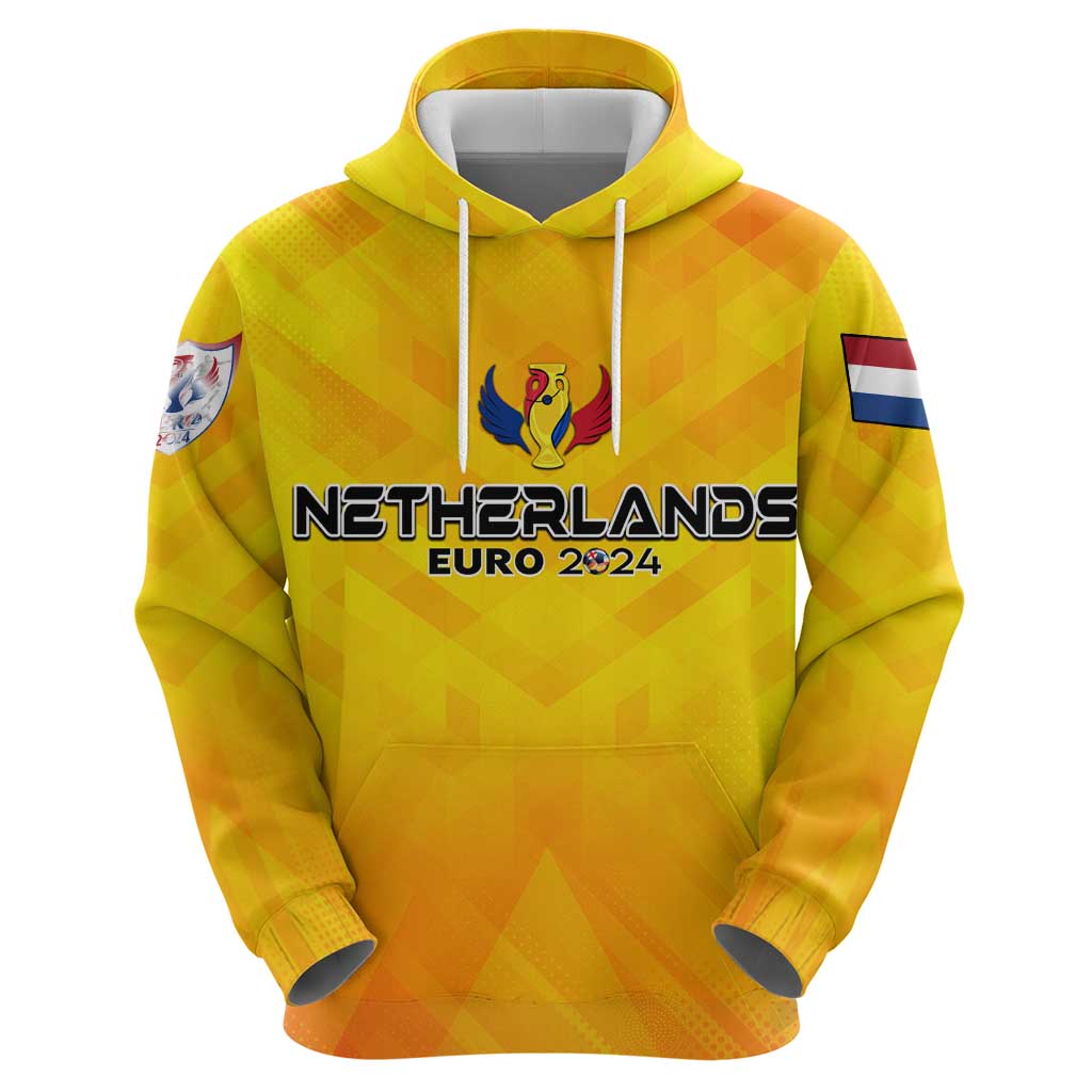Personalized Netherlands Football 2024 Hoodie Trophy Wing Style DT02