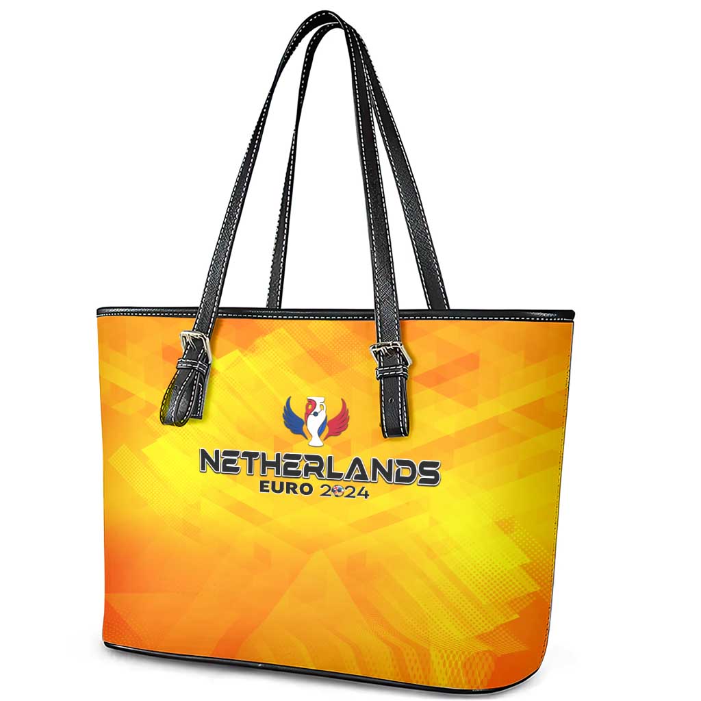Netherlands Football 2024 Leather Tote Bag Trophy Wing Style DT02