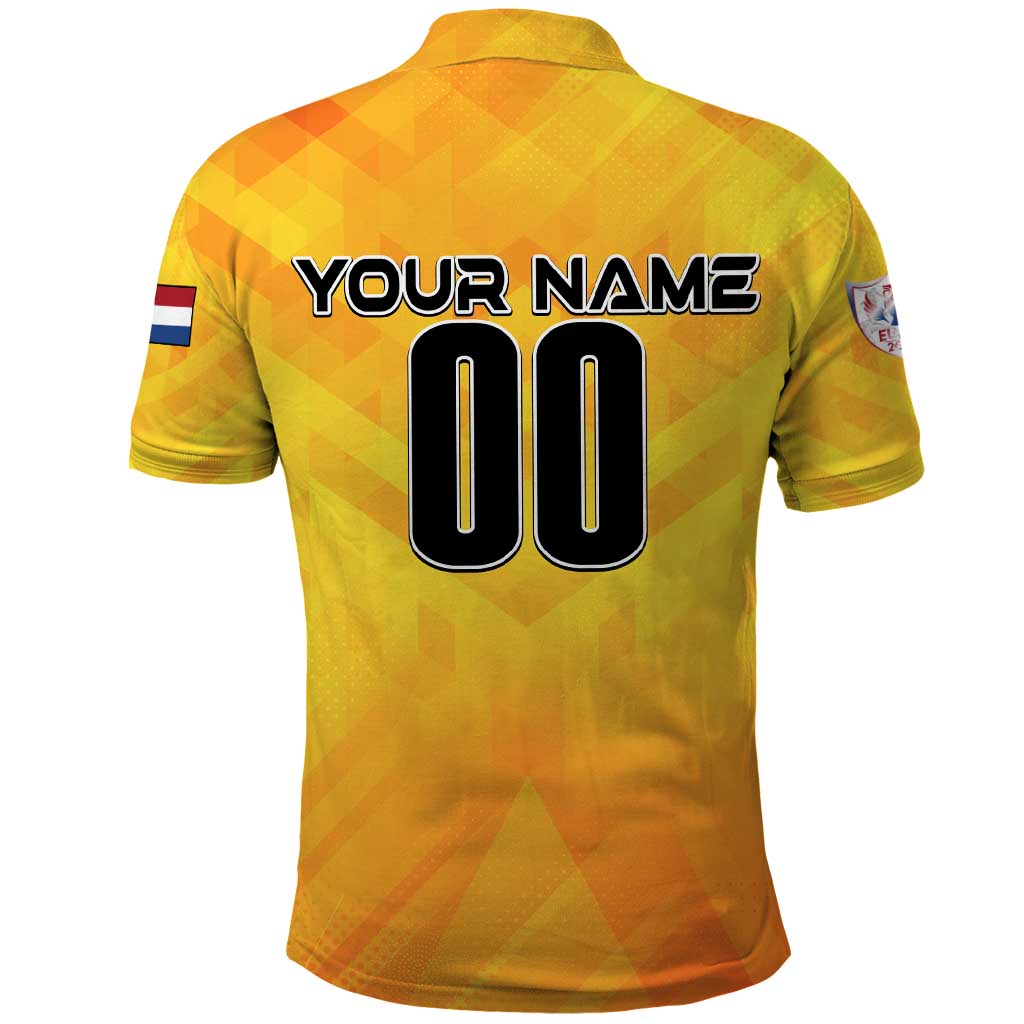 Personalized Netherlands Football 2024 Polo Shirt Trophy Wing Style DT02