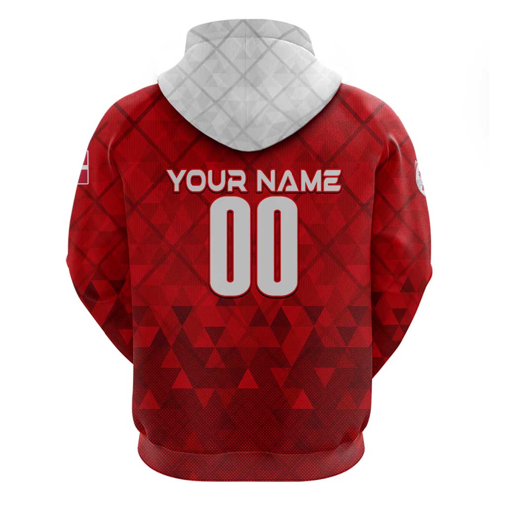 Personalized Denmark Football 2024 Hoodie Trophy Wing Style DT02