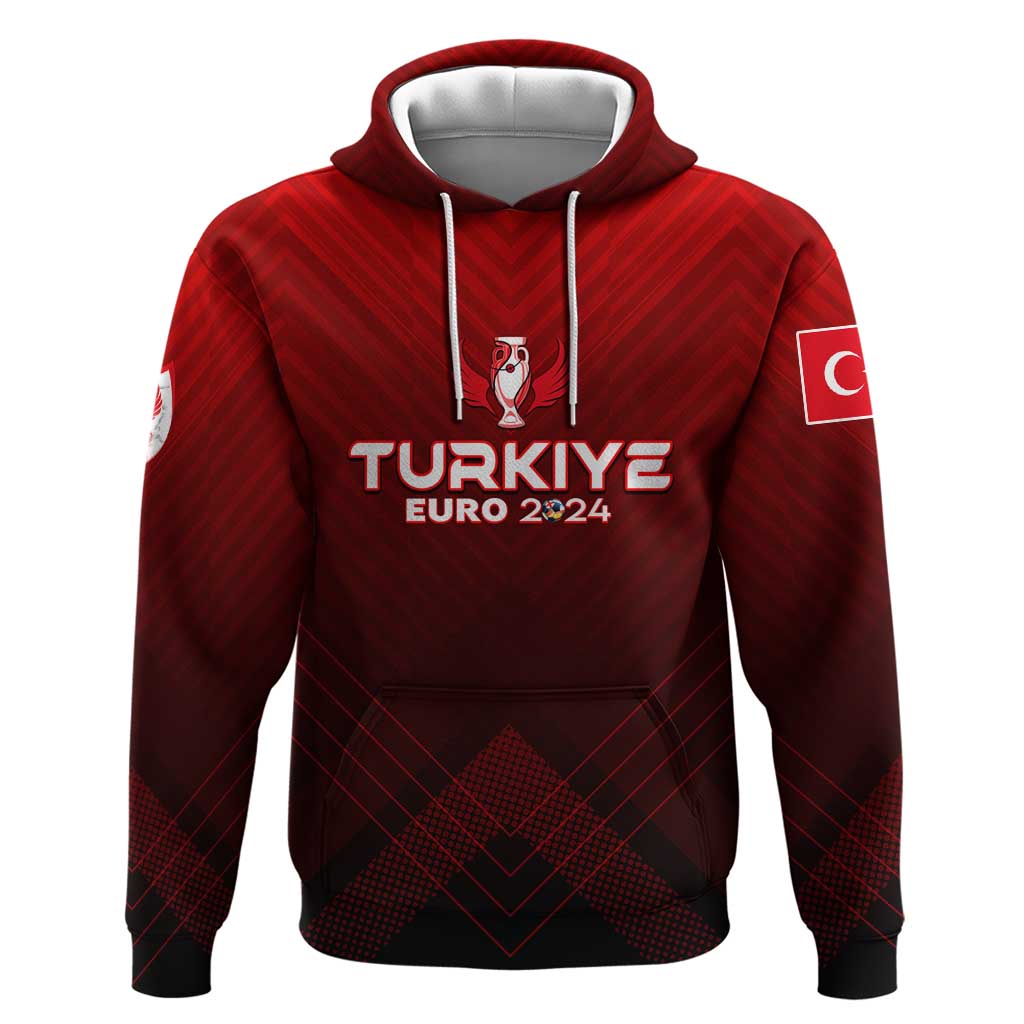 Personalized Turkey Football 2024 Hoodie Trophy Wing Style DT02