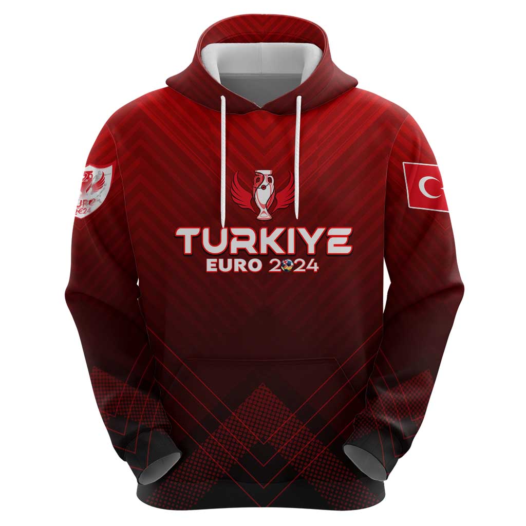 Personalized Turkey Football 2024 Hoodie Trophy Wing Style DT02