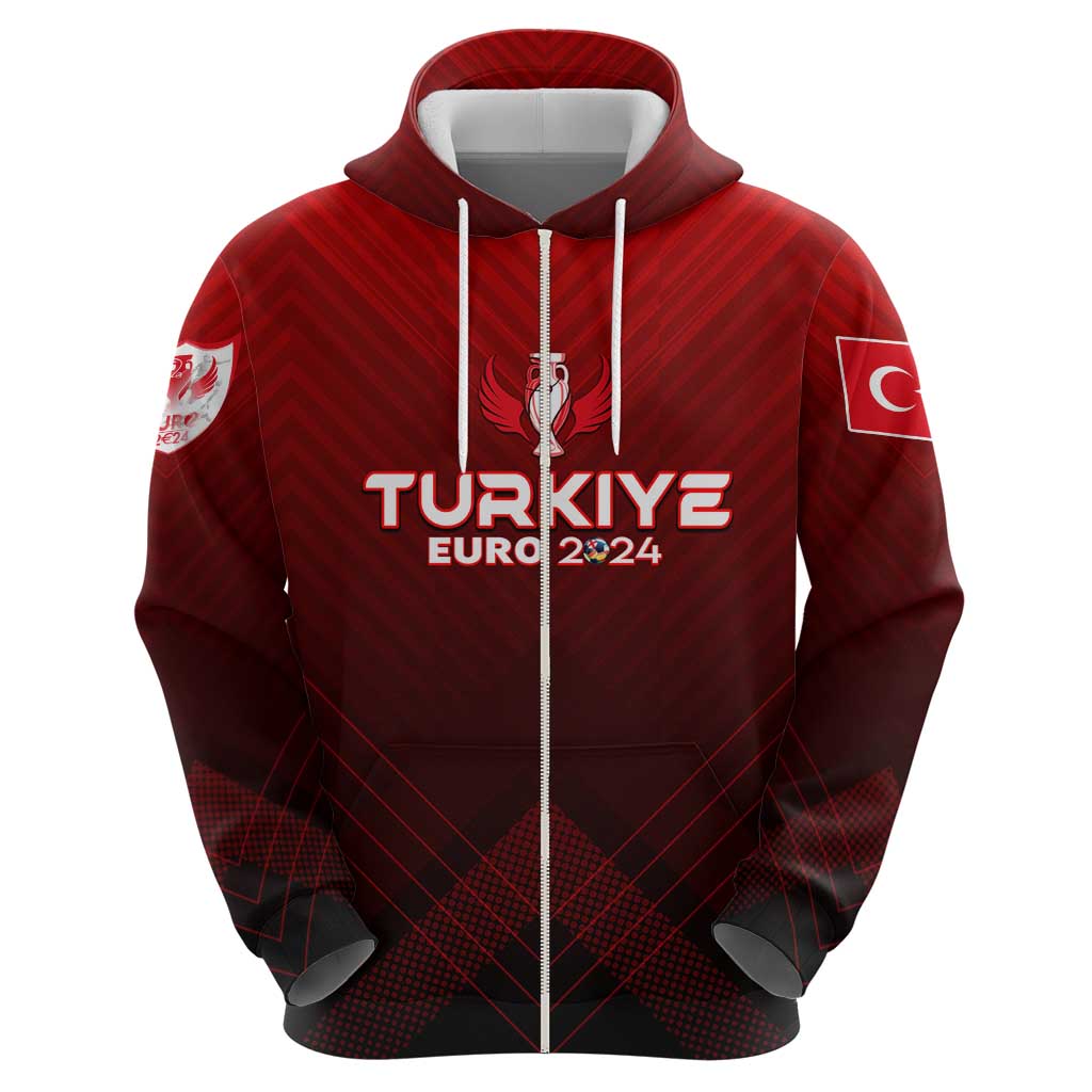 Personalized Turkey Football 2024 Hoodie Trophy Wing Style DT02