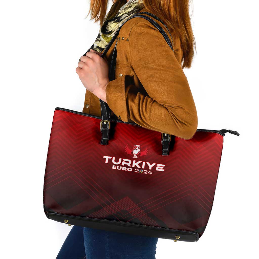 Turkey Football 2024 Leather Tote Bag Trophy Wing Style DT02