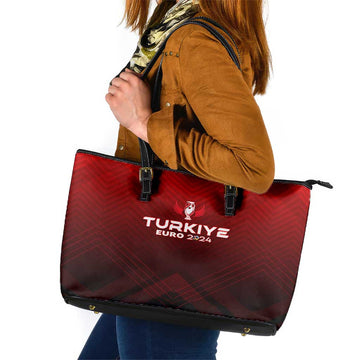 Turkey Football 2024 Leather Tote Bag Trophy Wing Style DT02