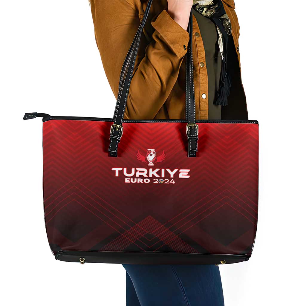 Turkey Football 2024 Leather Tote Bag Trophy Wing Style DT02
