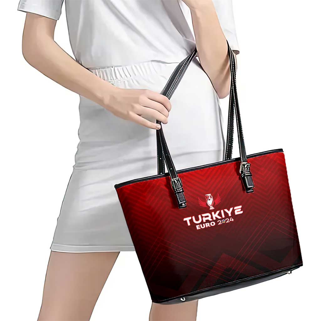 Turkey Football 2024 Leather Tote Bag Trophy Wing Style DT02