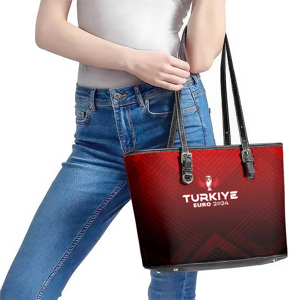 Turkey Football 2024 Leather Tote Bag Trophy Wing Style DT02