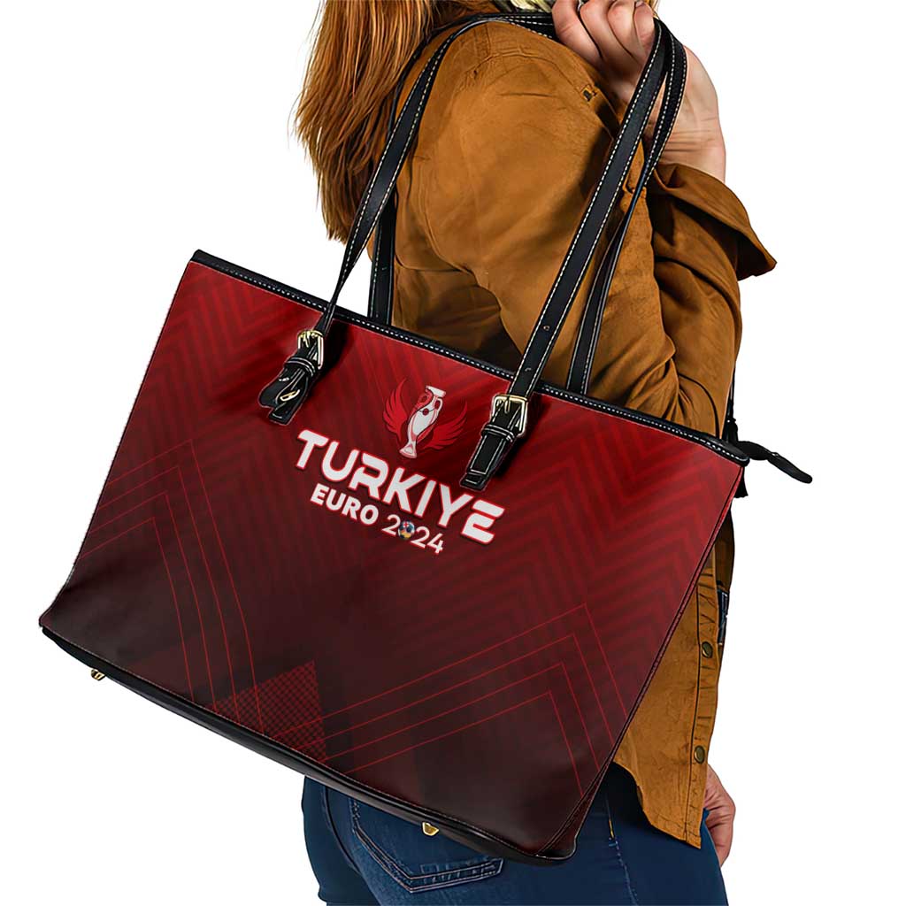 Turkey Football 2024 Leather Tote Bag Trophy Wing Style DT02