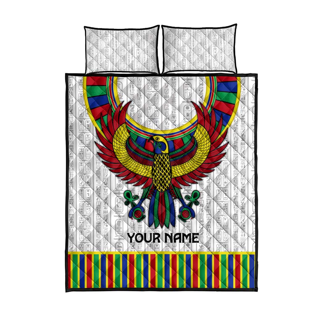 Egyptian Horus Quilt Bed Set Gods of Egypt DT02