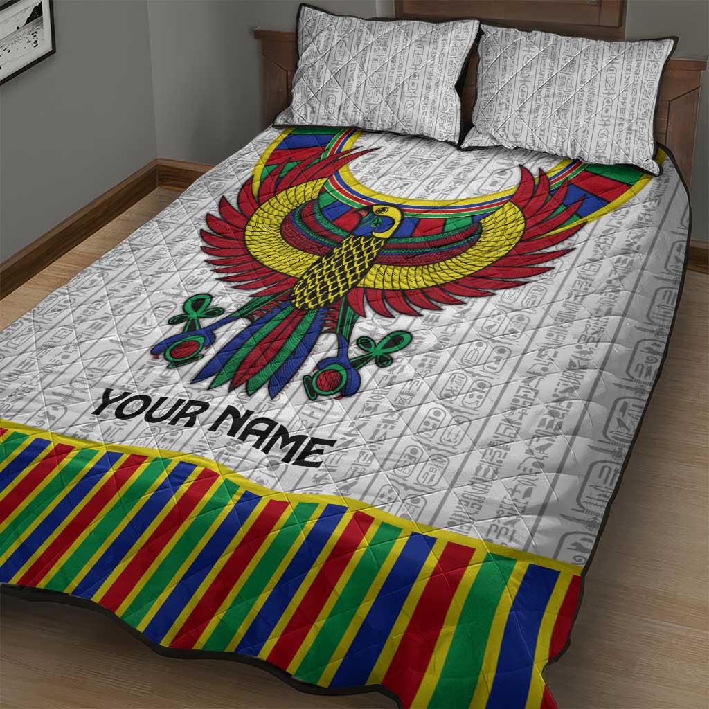 Egyptian Horus Quilt Bed Set Gods of Egypt DT02