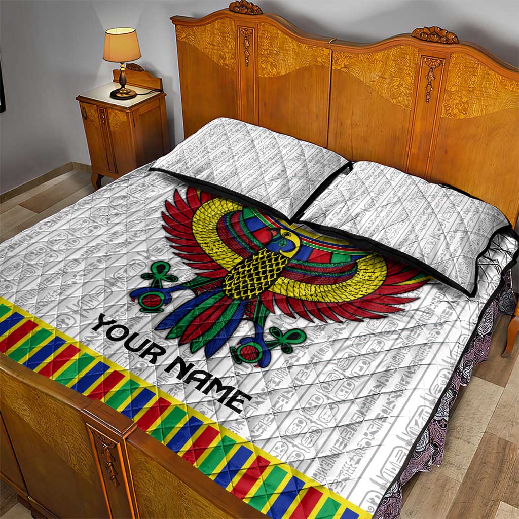 Egyptian Horus Quilt Bed Set Gods of Egypt DT02