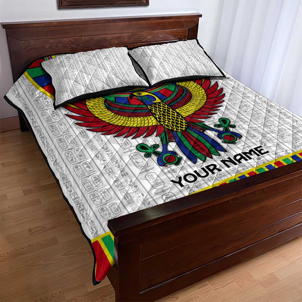 Egyptian Horus Quilt Bed Set Gods of Egypt DT02