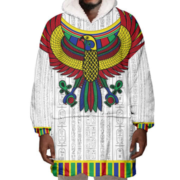 Egyptian Horus Wearable Blanket Hoodie Gods of Egypt DT02