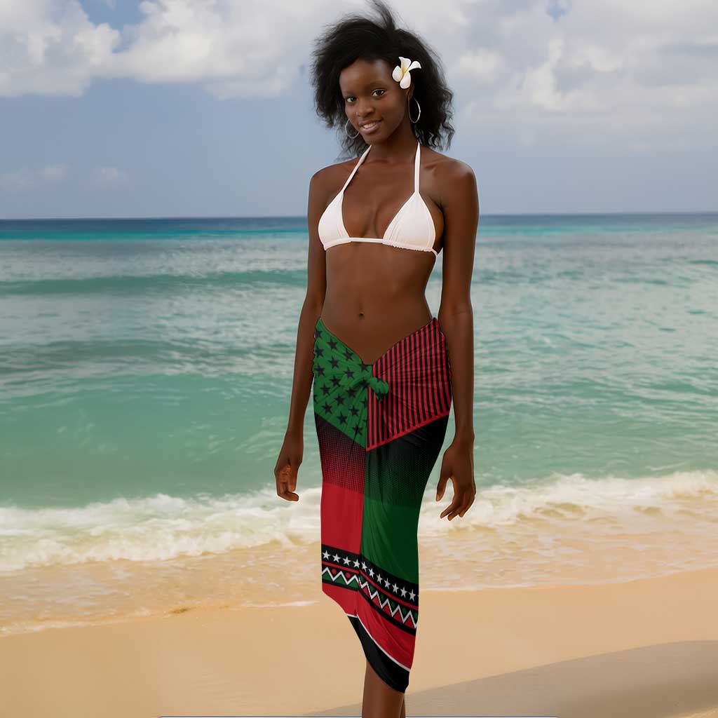 Black AF Professional AF But Will Knuck If You Sarong African Pride DT02