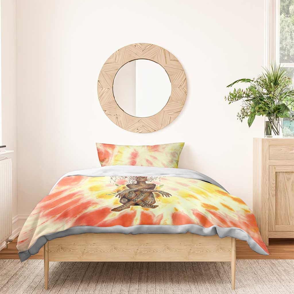 Black Queen Tie Dye Bedding Set DT02