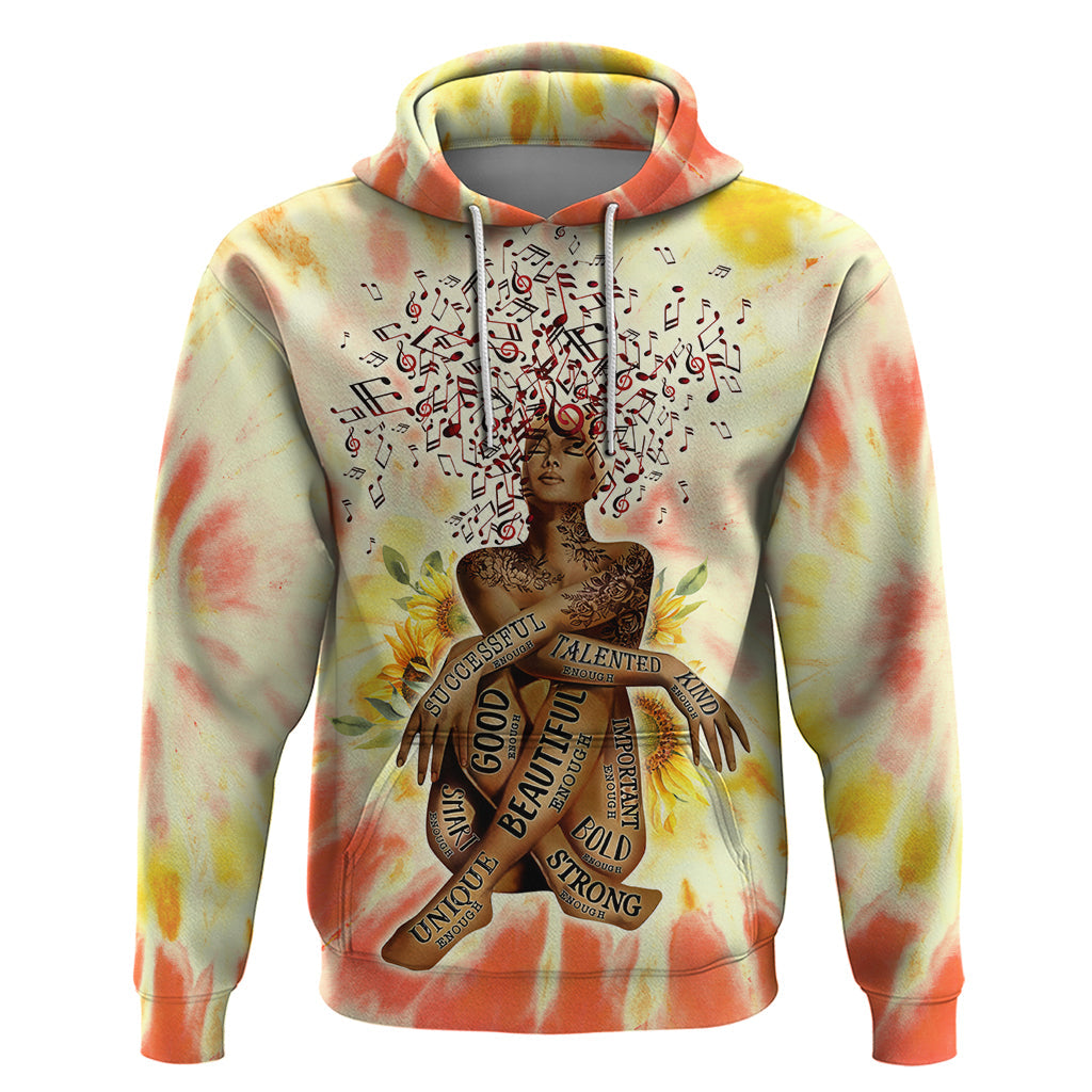 Black Queen Tie Dye Hoodie DT02