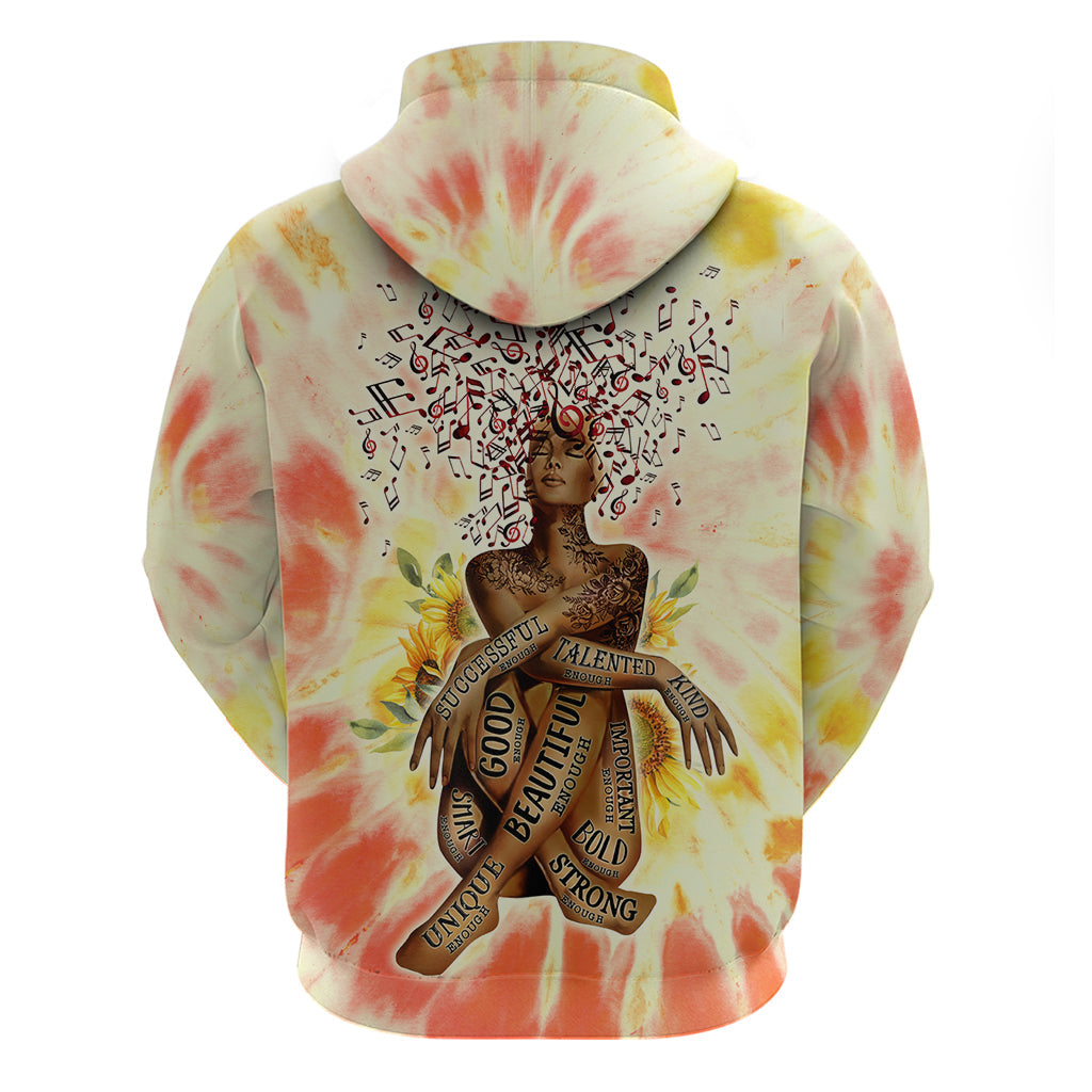 Black Queen Tie Dye Hoodie DT02