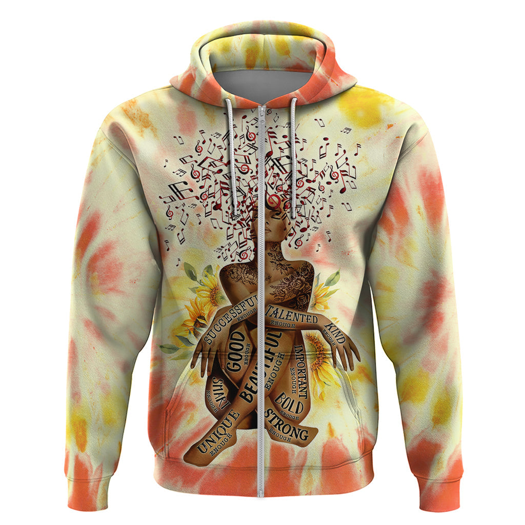 Black Queen Tie Dye Hoodie DT02