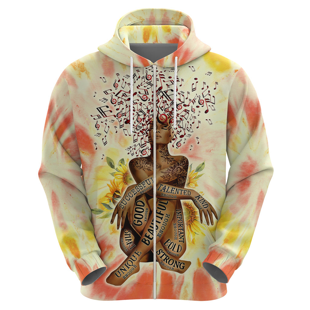Black Queen Tie Dye Hoodie DT02