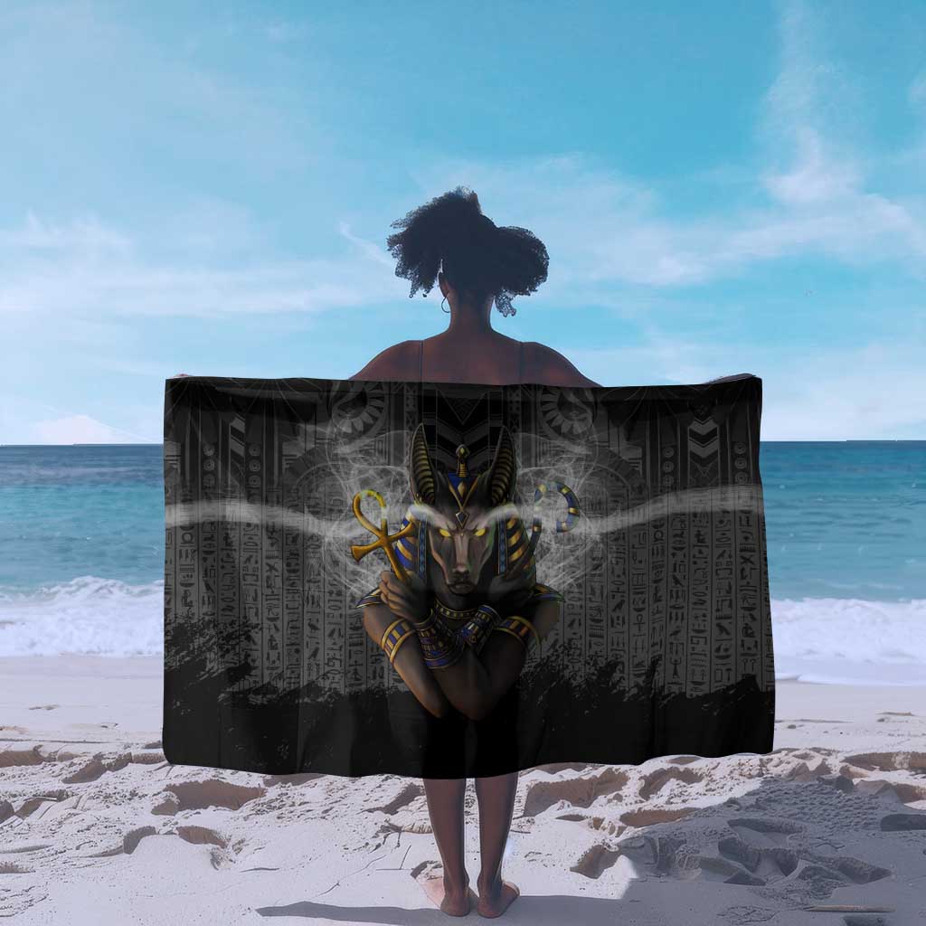 Anubis Sarong Egypt Pattern Black DT02