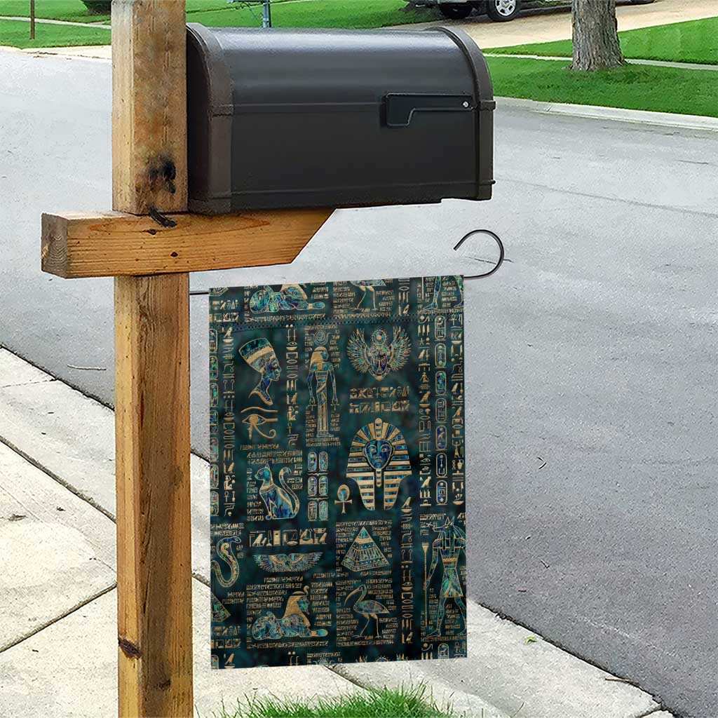 Egyptian Hieroglyphs And Deities Garden Flag DT02