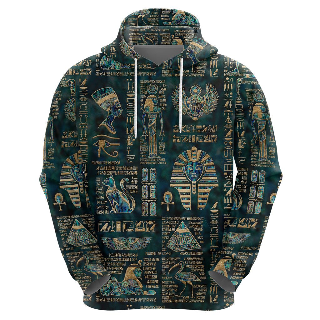 Egyptian Hieroglyphs And Deities Hoodie DT02
