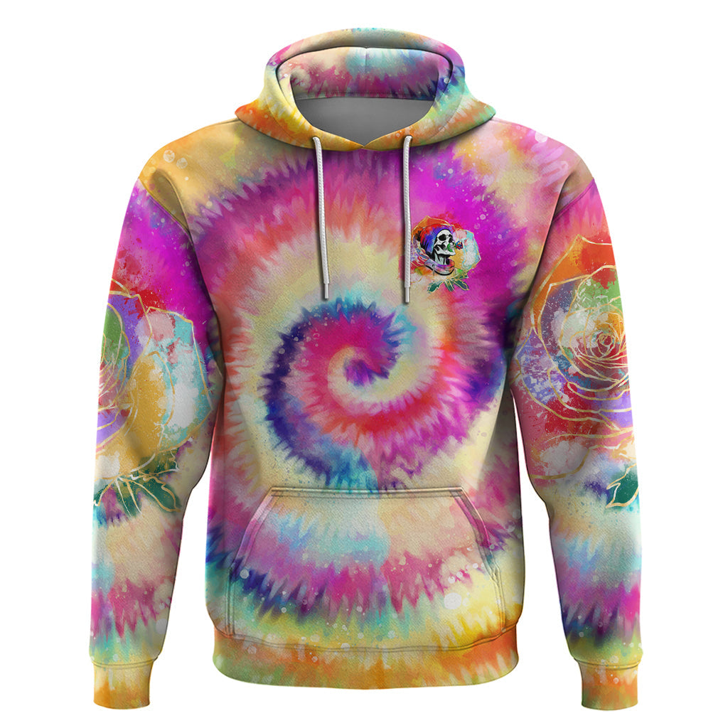 We Are All Human LGBT Hoodie Skull Tie Dye DT02