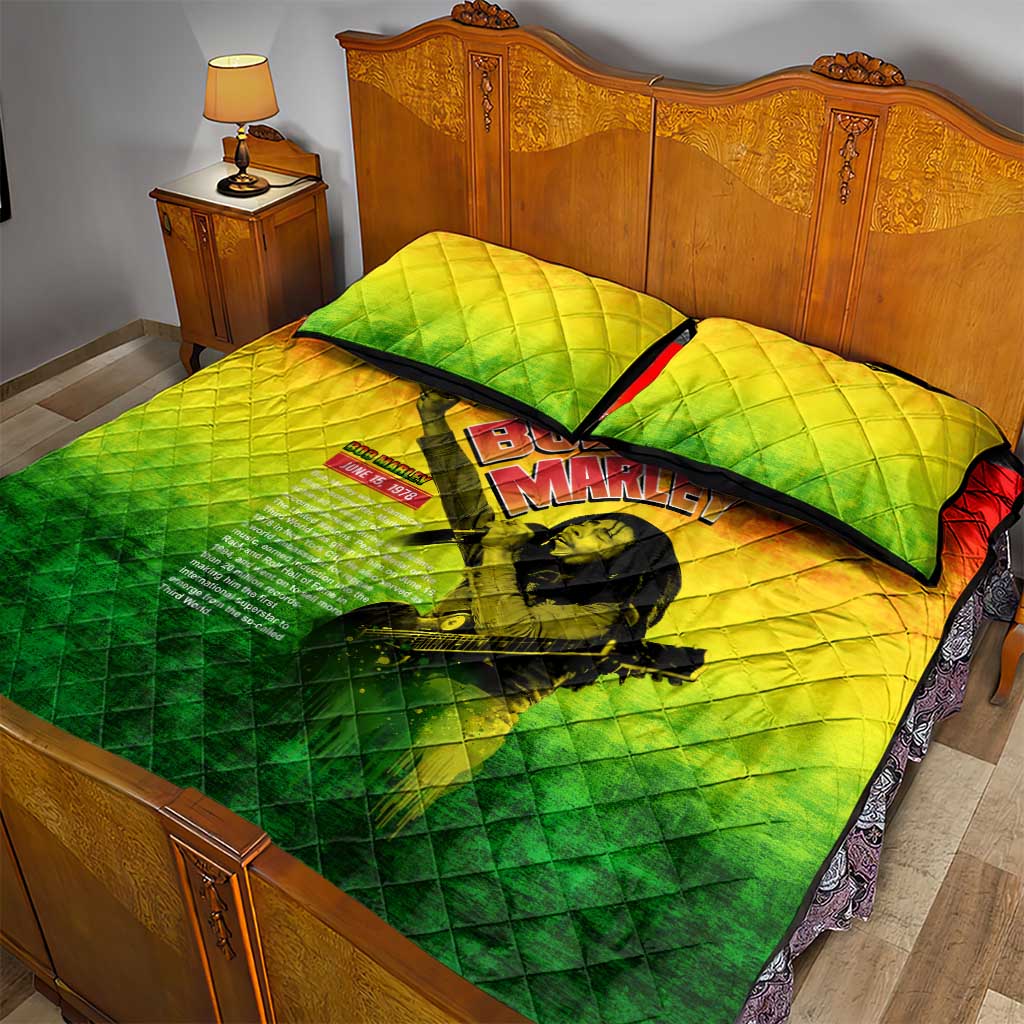 The Real Legend Bob Quilt Bed Set African Jamaica Reggae DT02