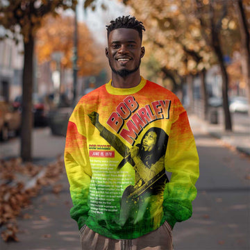 The Real Legend Bob Sweatshirt African Jamaica Reggae DT02