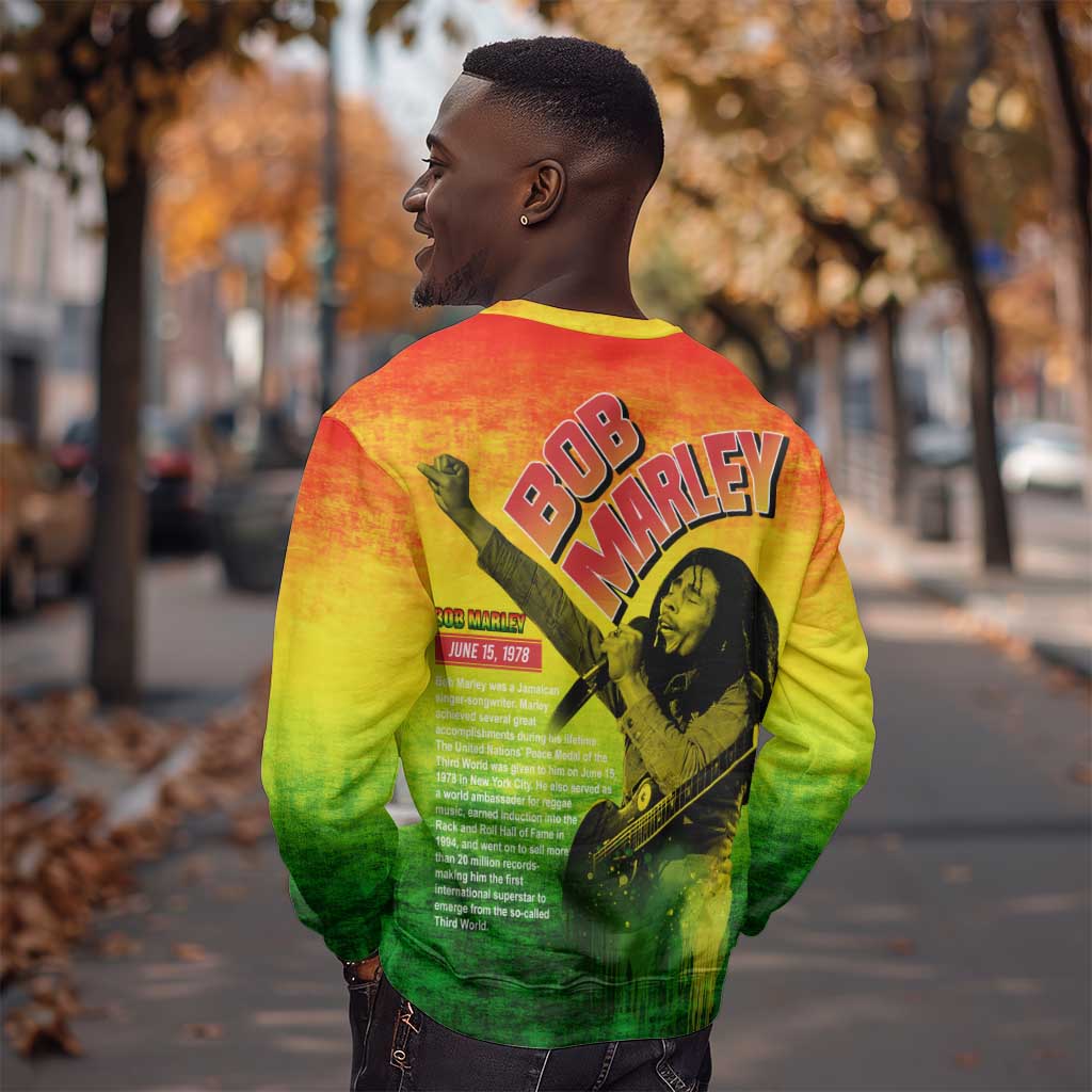 The Real Legend Bob Sweatshirt African Jamaica Reggae DT02