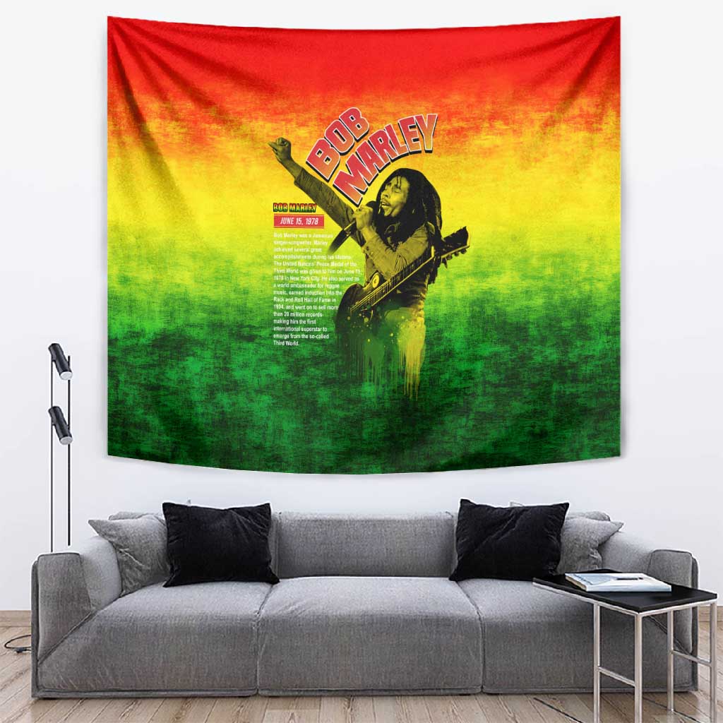 The Real Legend Bob Tapestry African Jamaica Reggae DT02
