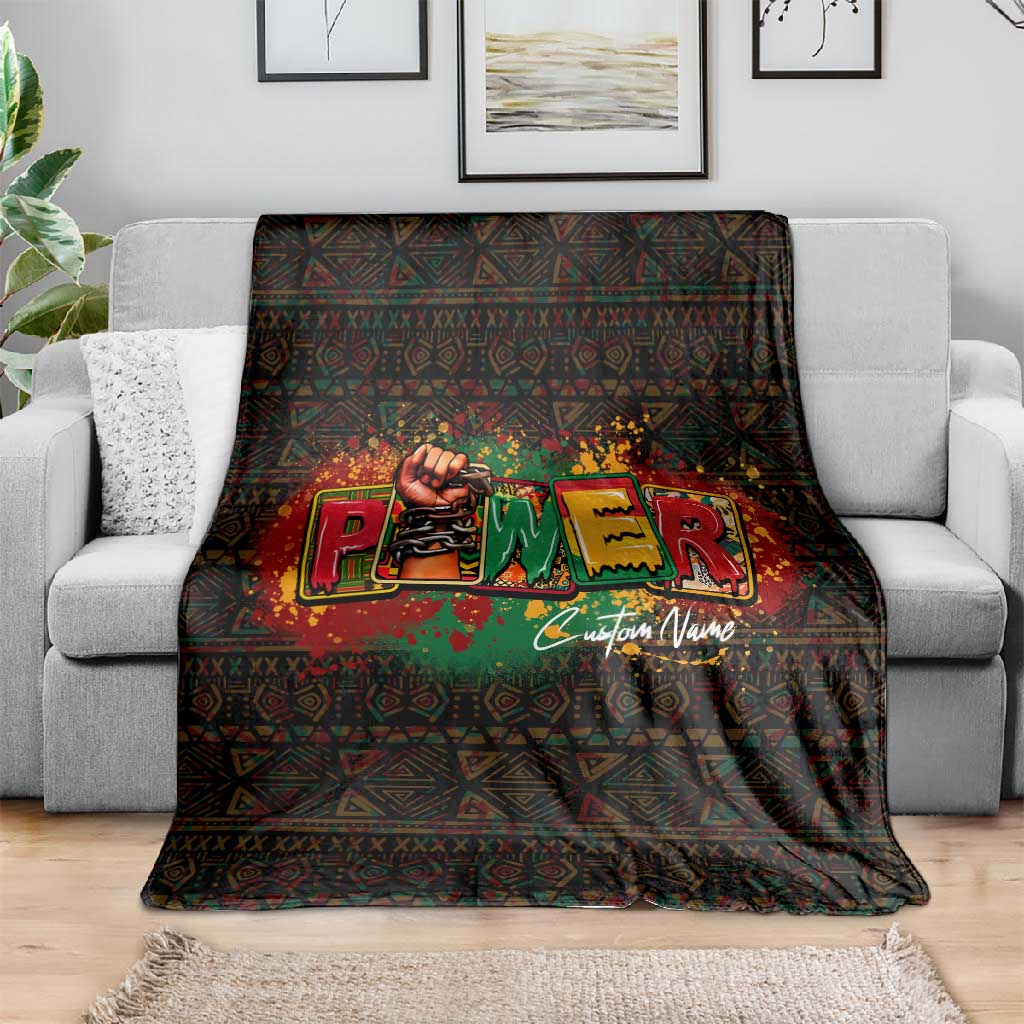Personalized Power African Blanket DT02