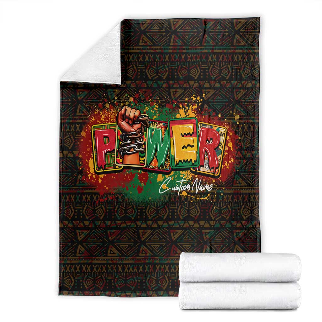 Personalized Power African Blanket DT02
