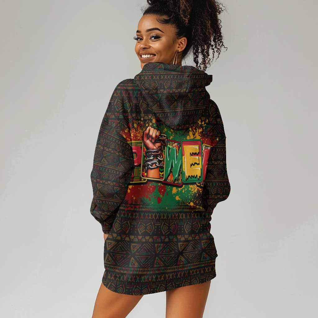 Personalized Power African Hoodie Dress DT02