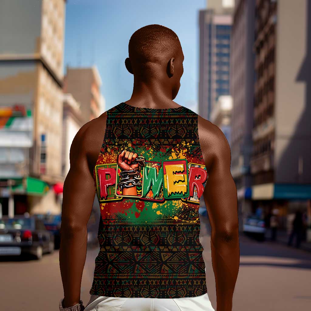 Personalized Power African Men Tank Top DT02