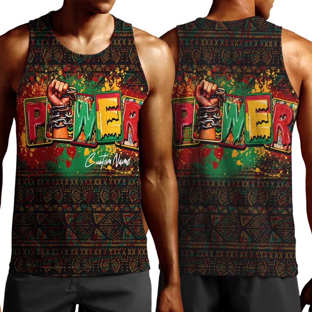 Personalized Power African Men Tank Top DT02
