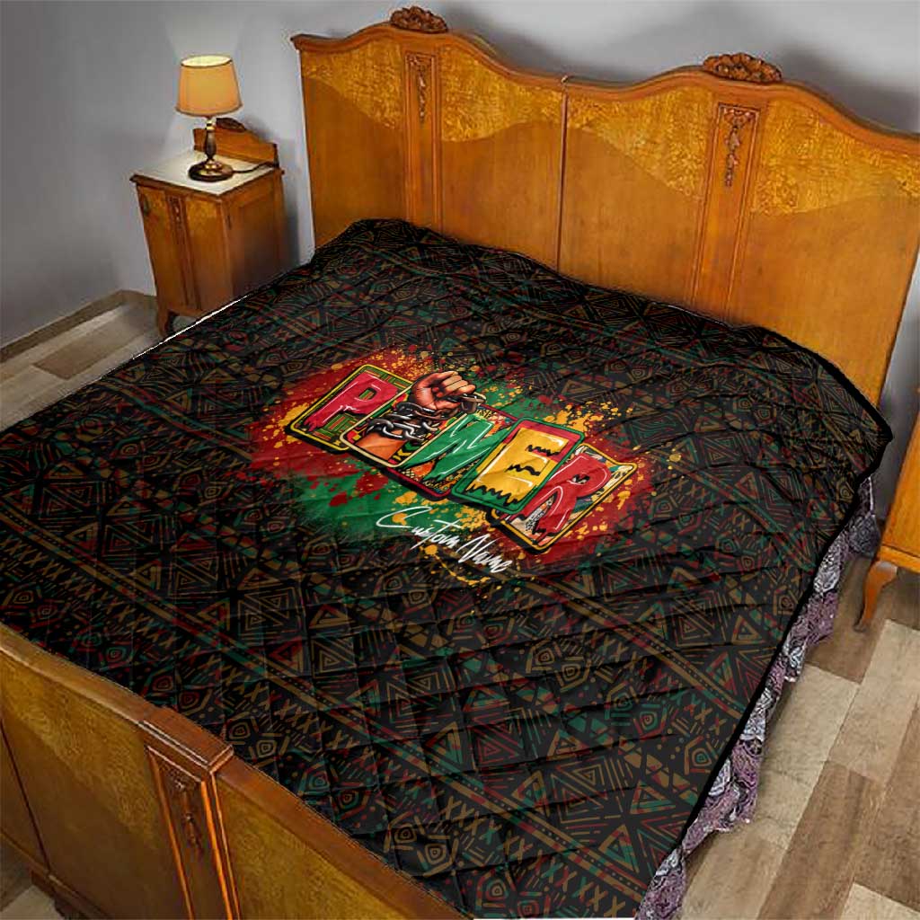 Personalized Power African Quilt DT02