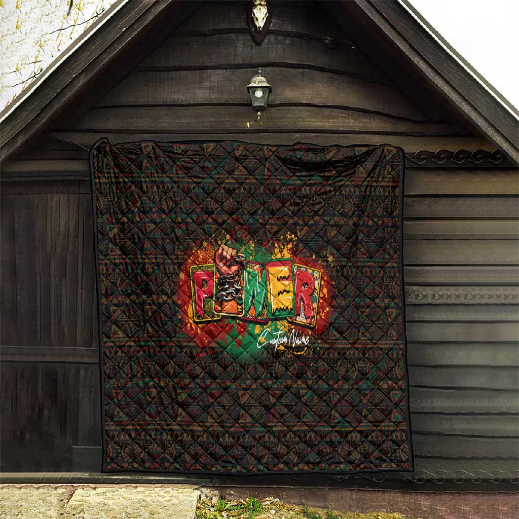 Personalized Power African Quilt DT02
