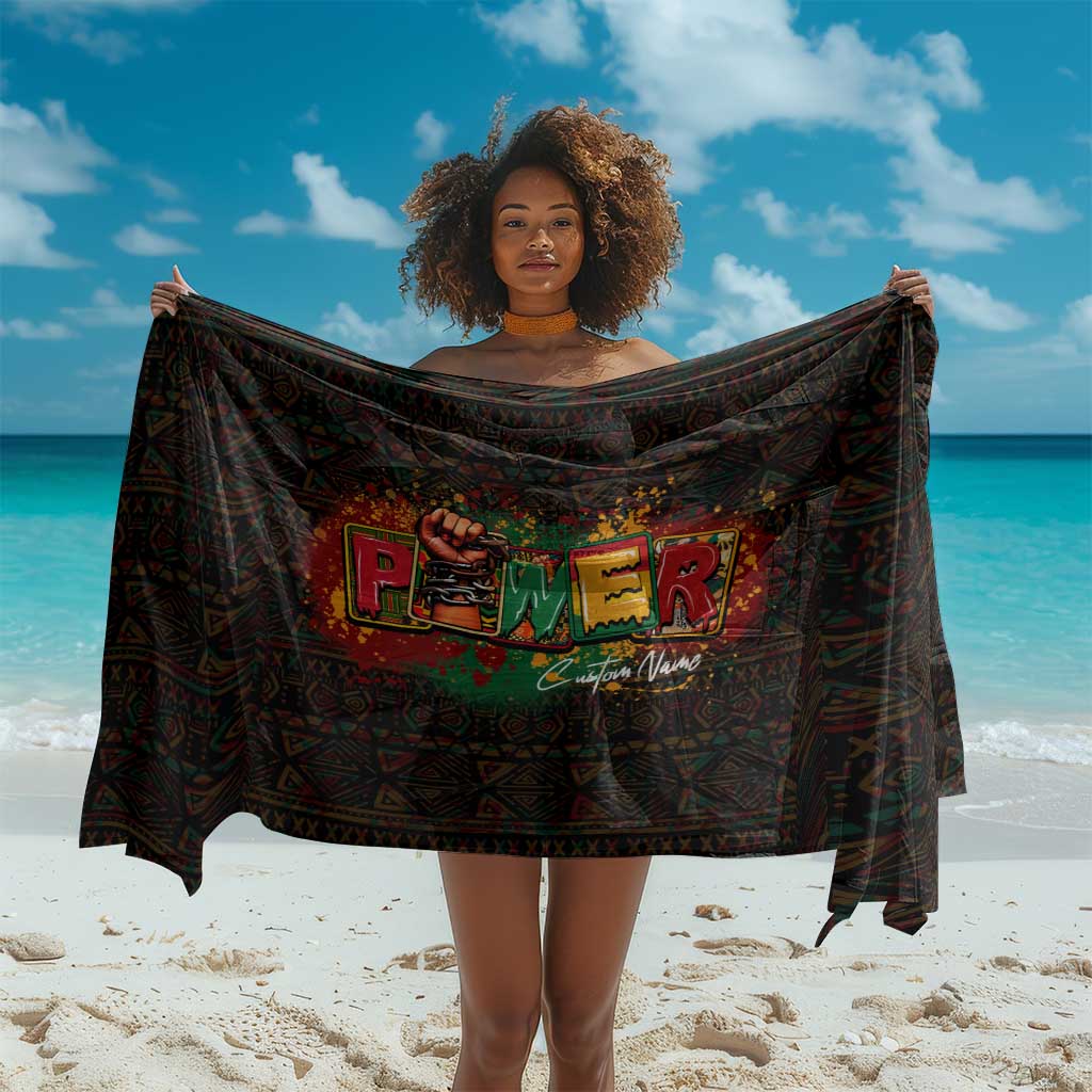 Personalized Power African Sarong DT02